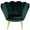 Sessel Tristan Bluvel 78/golden