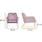 Sessel Milan Bluvel 91/golden,8