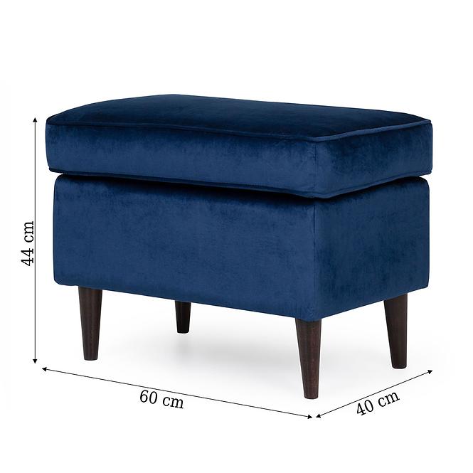Hocker Royal Bluvel 86/wenge