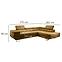 Ecksofa Lotus L rechts Kronos 01,4