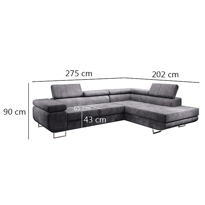 Ecksofa Lotus L rechts Kronos 22