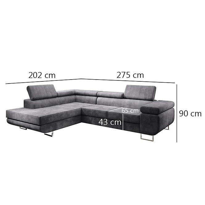 Ecksofa Lotus L links Kronos 22
