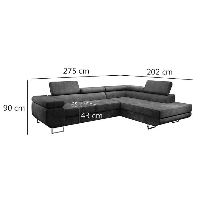 Ecksofa Lotus L rechts Kronos 34