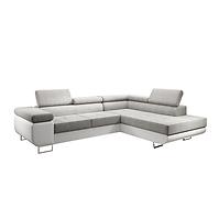 Ecksofa Lotus L rechts Orinoco 21+Madryt 120
