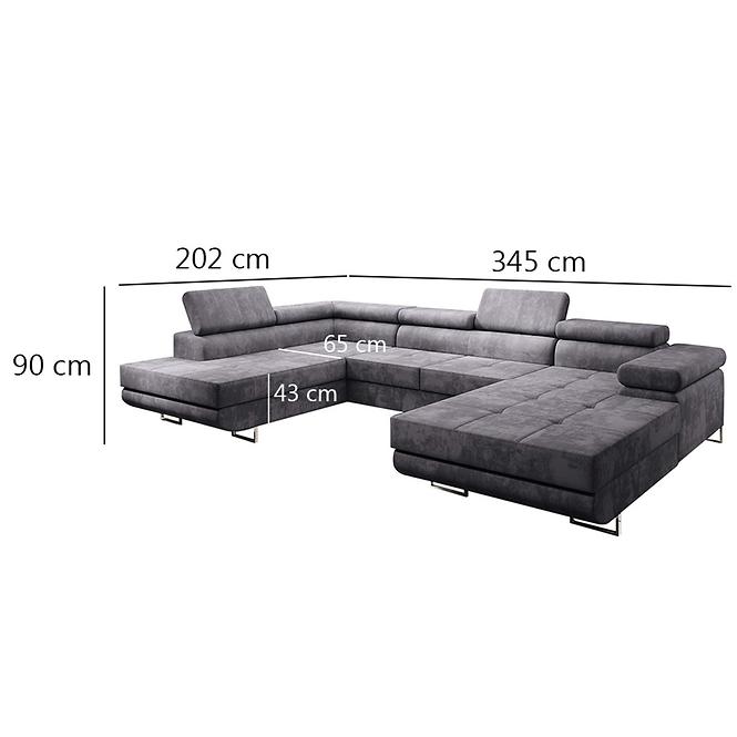 Ecksofa Lotus U link Kronos 22