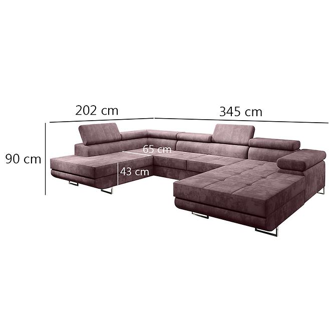 Ecksofa Lotus U link Kronos 27