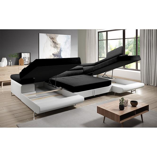 Ecksofa Lotus U recht Orinoco 100+Madryt 120