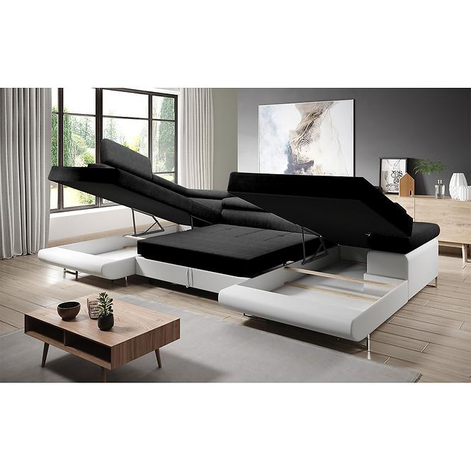 Ecksofa Lotus U link Orinoco 100+Madryt 120