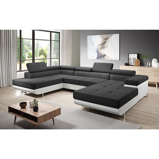 Ecksofa Lotus U link Orinoco 100+Madryt 120