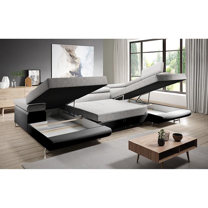 Ecksofa Lotus U recht Orinoco 21+Madryt 1100