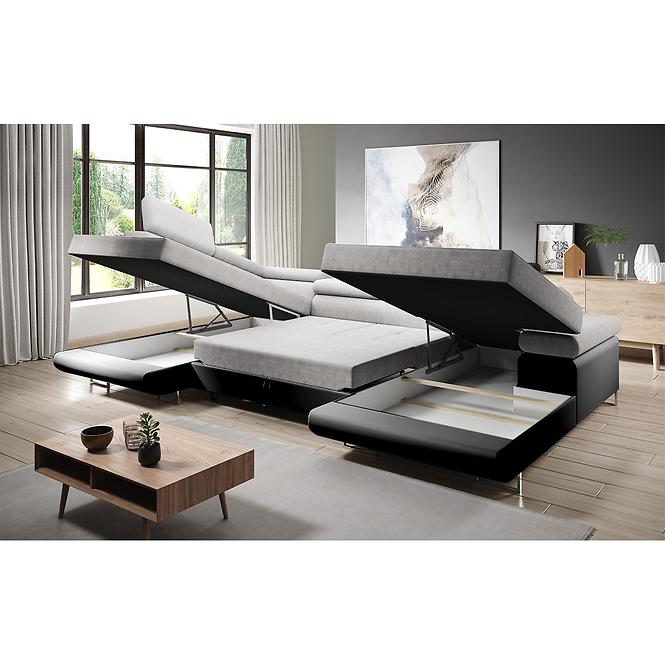 Ecksofa Lotus U link Orinoco 21+Madryt 1100