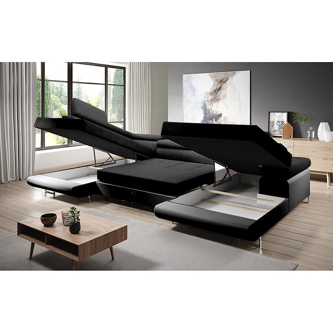 Ecksofa Lotus U recht Orinoco 100+Madryt 1100