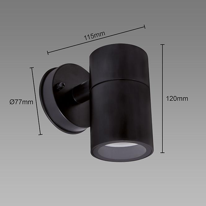 45ID SVÍTIDLO GORDON GU10 BLACK 03936 LK1