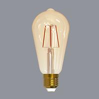 POLUX LED-Lampe ST64 E27 Bernstein 5.5W 1800-2700K WIFI TUYA 
