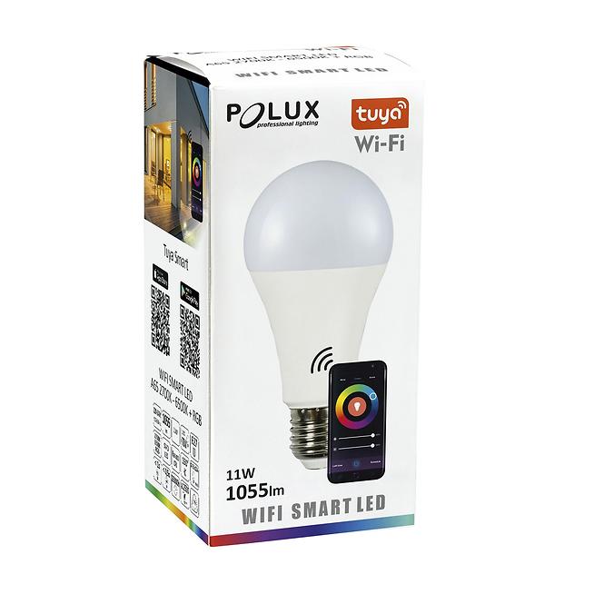 POLUX LED-Lampe A65 E27 11W 2700-6500K + RGB WIFI TUYA 