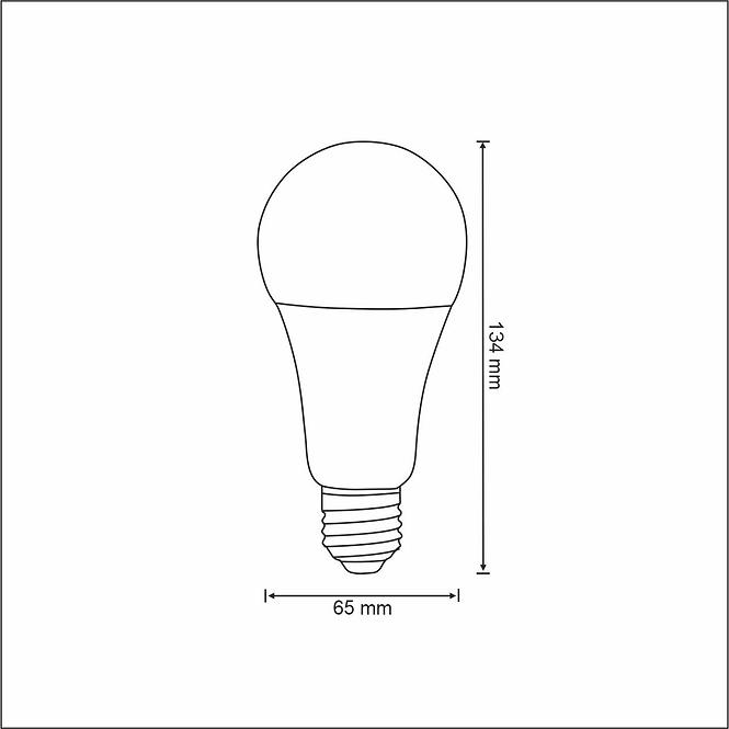 POLUX LED-Lampe A65 E27 11W 2700-6500K + RGB WIFI TUYA 