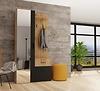 Garderobe Předsíňová Stěna Rio Spiegel Wotan/Schwarz