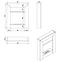 Bio Kamin portalartig WOODEN DENVER,6