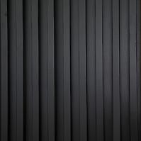 Dekorative Lamellen schwarz Matt 19x29x2,75 m