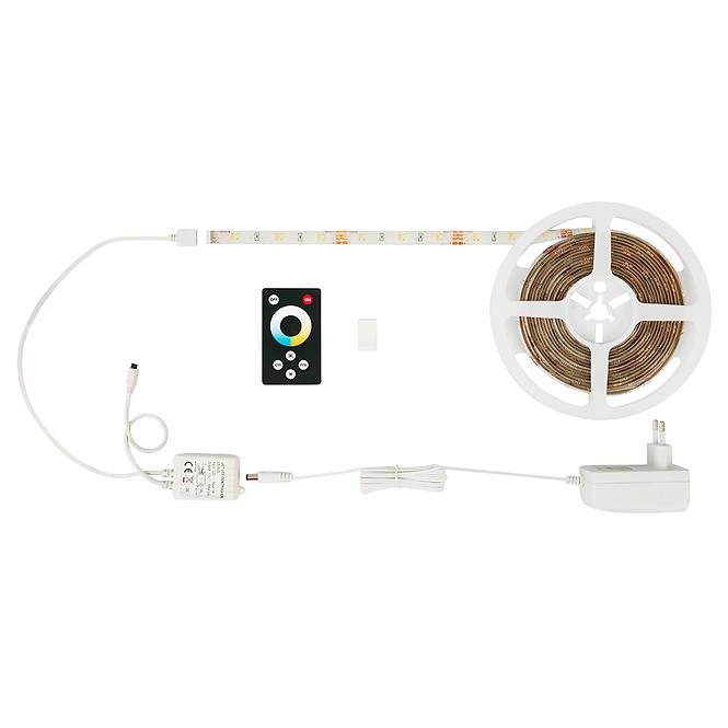 Flexibler CCT-LED-Strip, weiß, 1x LED-Stripe 18W, IP20 