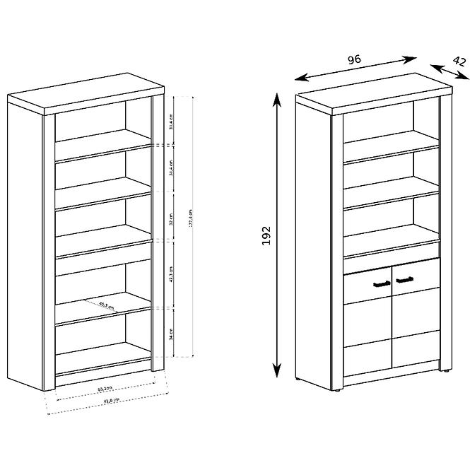 Vitrine I5 Indianapolis Asche