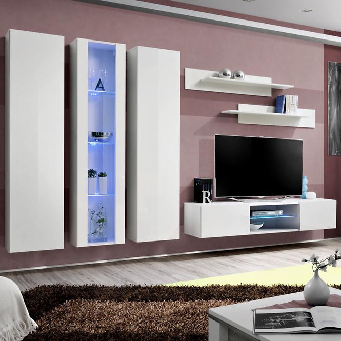 Tv Tisch Fly 33 weiß + LED