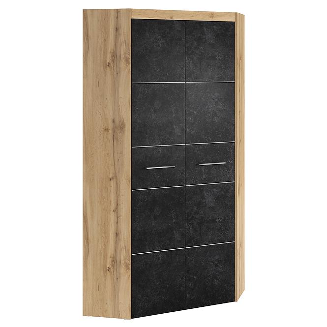 Eckschrank Smart 07 Oak Wotan / Beton