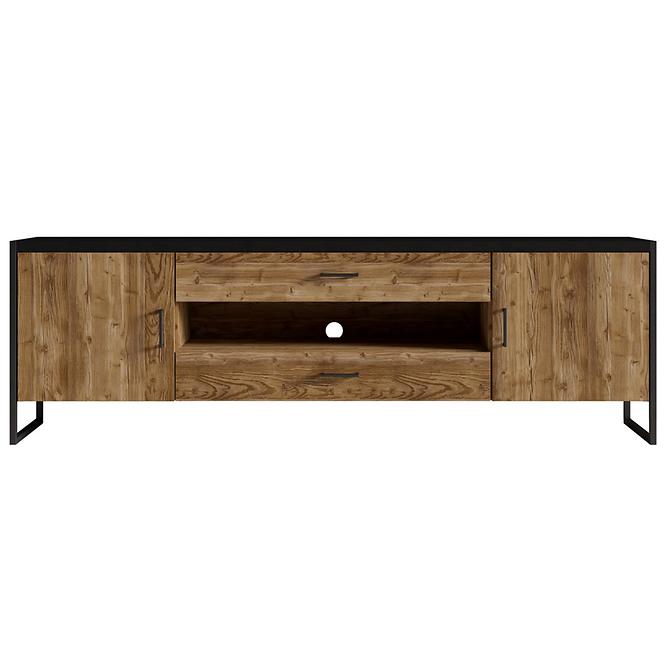 TV tisch Tarabo 40 2D 2S Appenzeller Fichte/Schwarz