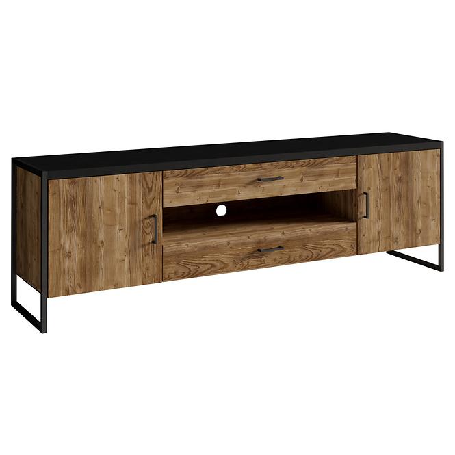 TV tisch Tarabo 40 2D 2S Appenzeller Fichte/Schwarz