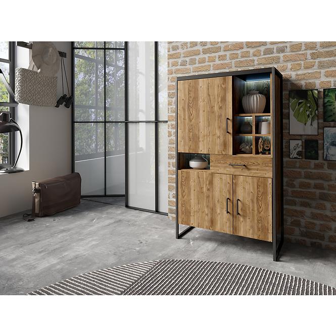 Regal Tarabo 42 3D 1S Appenzeller Fichte / Schwarz