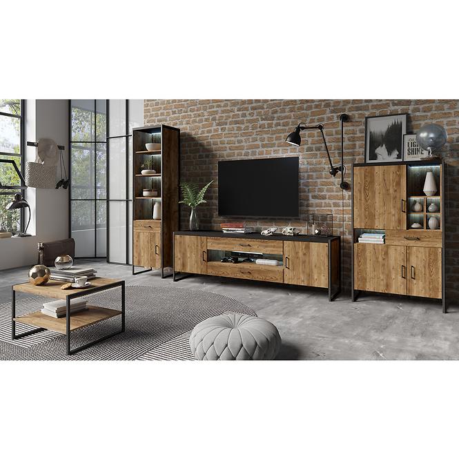 Regal Tarabo 42 3D 1S Appenzeller Fichte / Schwarz