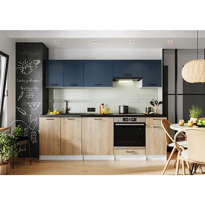 Kuchenziele Tanya W80/56 Tm. Blau Mat