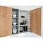 Kuchenziele Emma 260 Eiche Burlington/Grau Platina,16