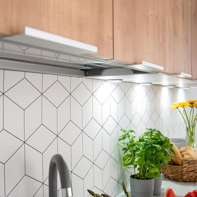 Kuchenziele Emma 260 Eiche Burlington/Grau Platina