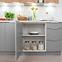 Kuchenziele Emma 260 Eiche Burlington/Grau Platina,7