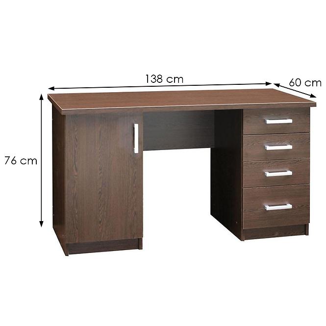 Schreibtisch Benek 138cm Venge
