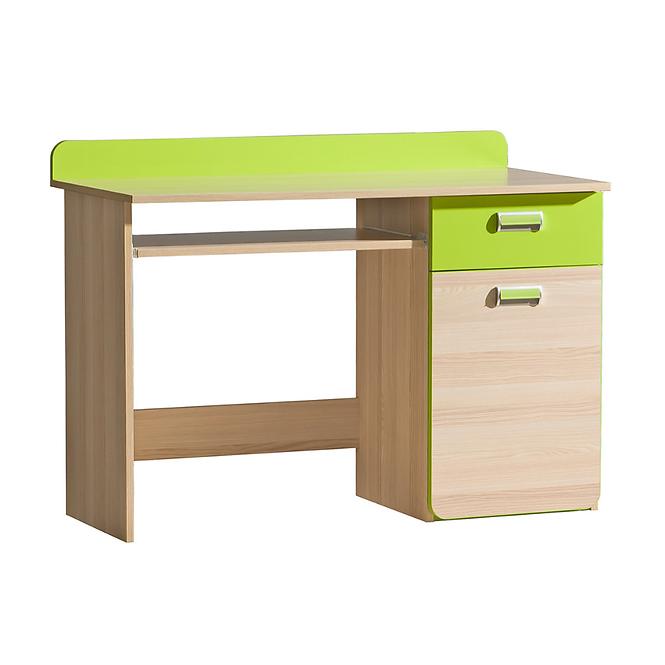 Schreibtisch Lorento 120cm Asche Coimbra/Grun