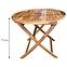 Runder Tisch aus Holz,2