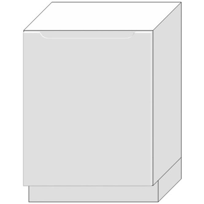 Türen für Einbauspülmaschine  Zoya 60pz Weißer Punkt