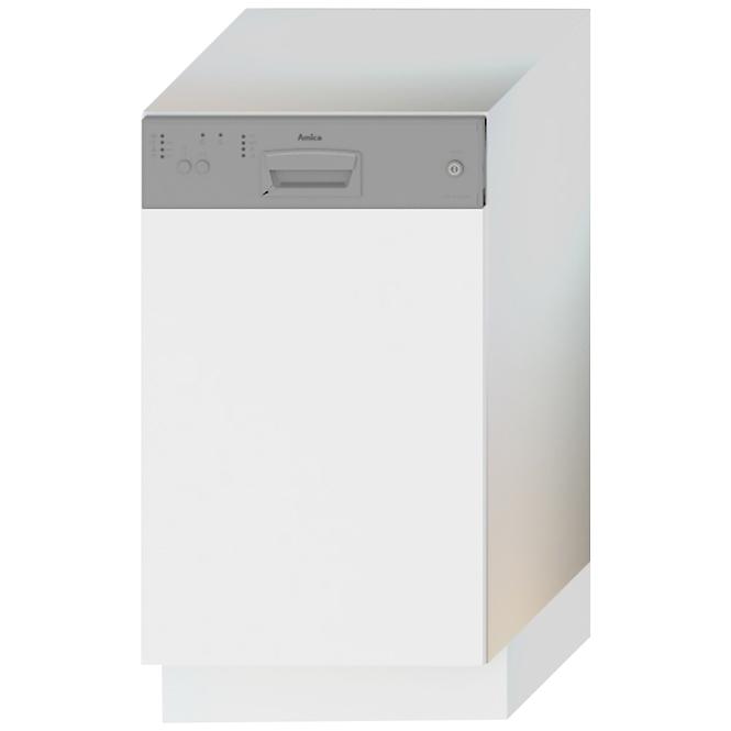 Türen für Einbauspülmaschine  Denis 45po Weiß Satin Matt