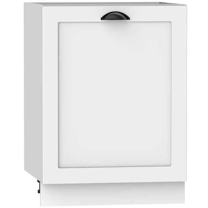 Küchenzeile Adele D60pc Pl Weißer Punkt/Weiß
