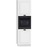 Küchenzeile Adele D60pk 2133 Pl Weißer Punkt/Weiß
