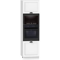 Küchenzeile Adele D60pk Mv 2133 Pl Weißer Punkt/Weiß