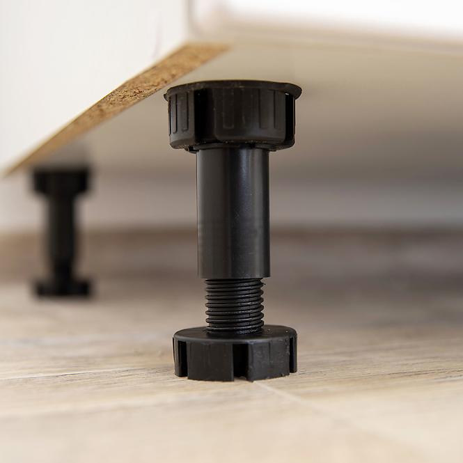 Küchenzeile Adele D60pk Mv 2133 Pl Weißer Punkt/Weiß