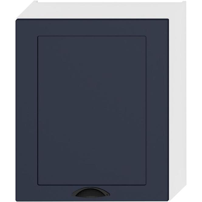 Küchenzeile Adele W60 Pl Marineblau Matt/ Weiß
