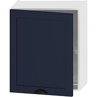 Küchenzeile Adele W60su Alu Marineblau Matt/ Weiß