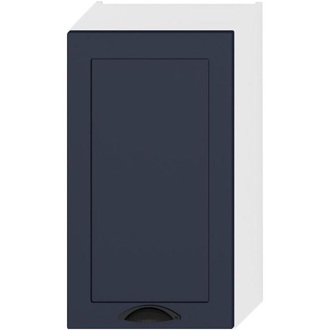 Küchenzeile Adele W40 Pl Marineblau Matt/ Weiß
