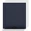 Küchenzeile Adele W60/68 Slim Pl S Černou Digestoří Marineblau Matt/ Weiß
