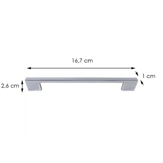 Möbelgriff Chromglanz Uz 819160-01 (160)