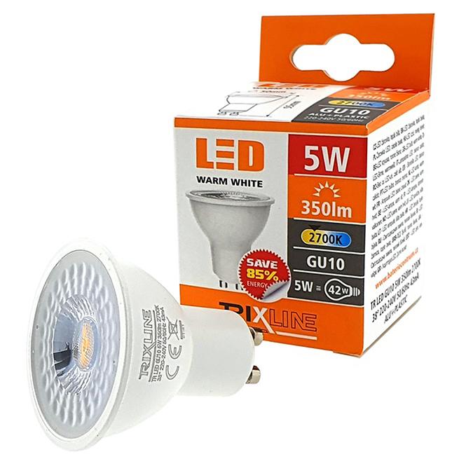 LED Glühbirne 5W GU10 2700K 38D